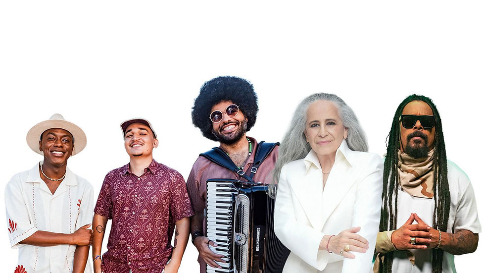 FIB 2026 anuncia Maria Bethânia, Marcelo Falcão e projeto Dominguinho como primeiras atrações