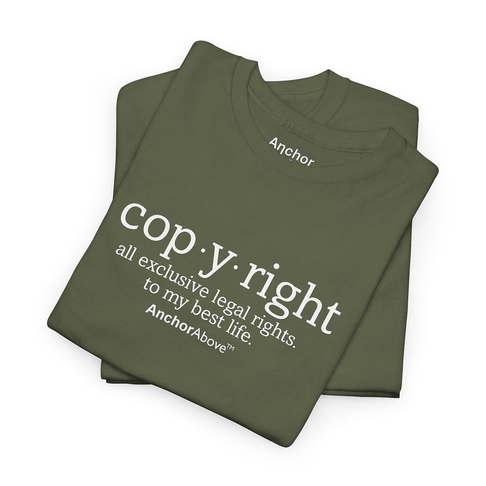Thumbnail: Anchor Above Copyright Tee
