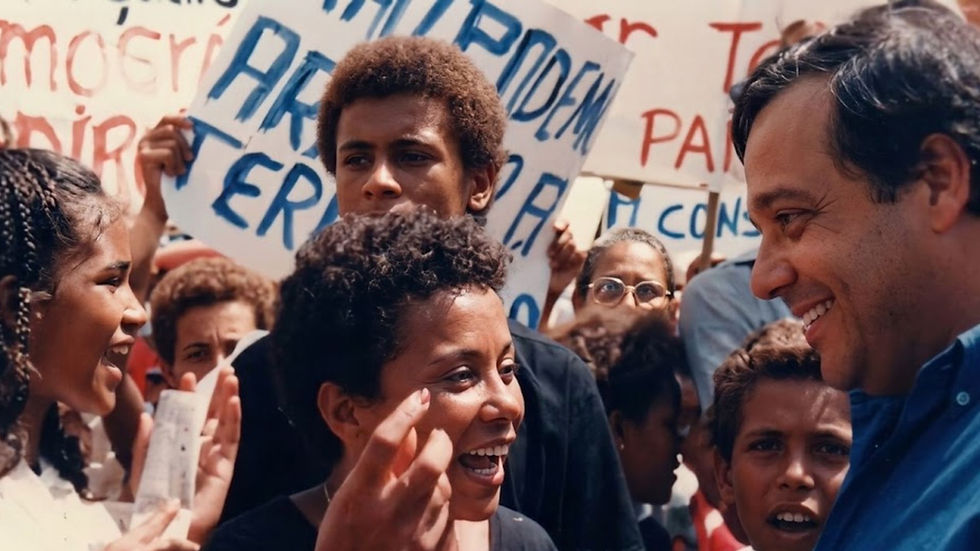 Clóvis Raimundo Gomes de Assis em sua primeira campanha a Deputado Federal | Images: Acervo Pessoal
