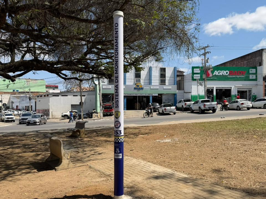 Praça Vitor Brito ganha sete câmeras e dois totens de monitoramento em ação de segurança