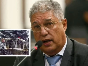 Deputado Rosemberg Pinto se envolve em grave acidente entre Teolândia e Burietá; parlamentar passa bem