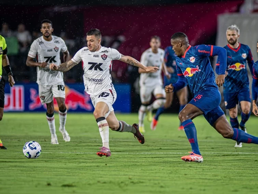 Vitória é dominado e leva 4 a 0 do Bragantino, retornando para a zona de rebaixamento