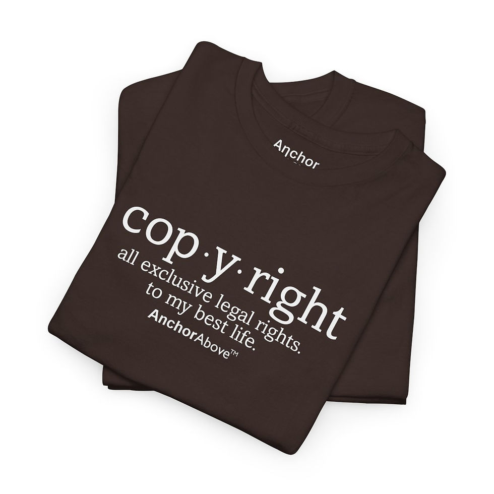 Thumbnail: Anchor Above Copyright Tee
