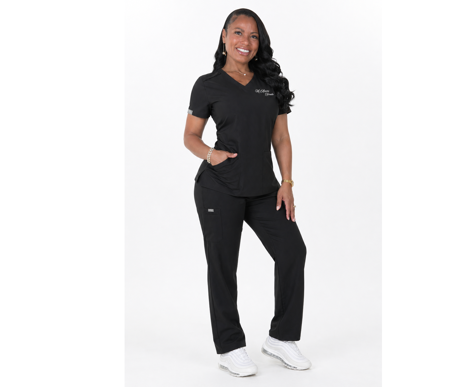 Promyse Women's Classic Fit Scrub Set