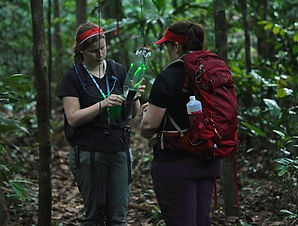 Powell lab collaborators on a research trip