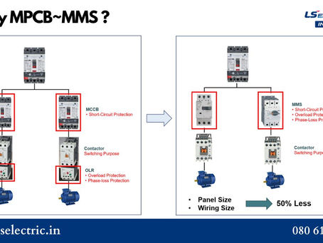 "Why industries can replace MCCB+TOR with MMS for motor protection ?"