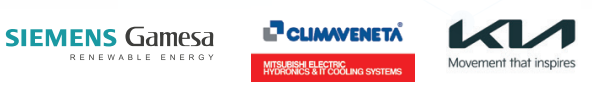 Siemens Gamesa, Climaveneta, Kia, customer