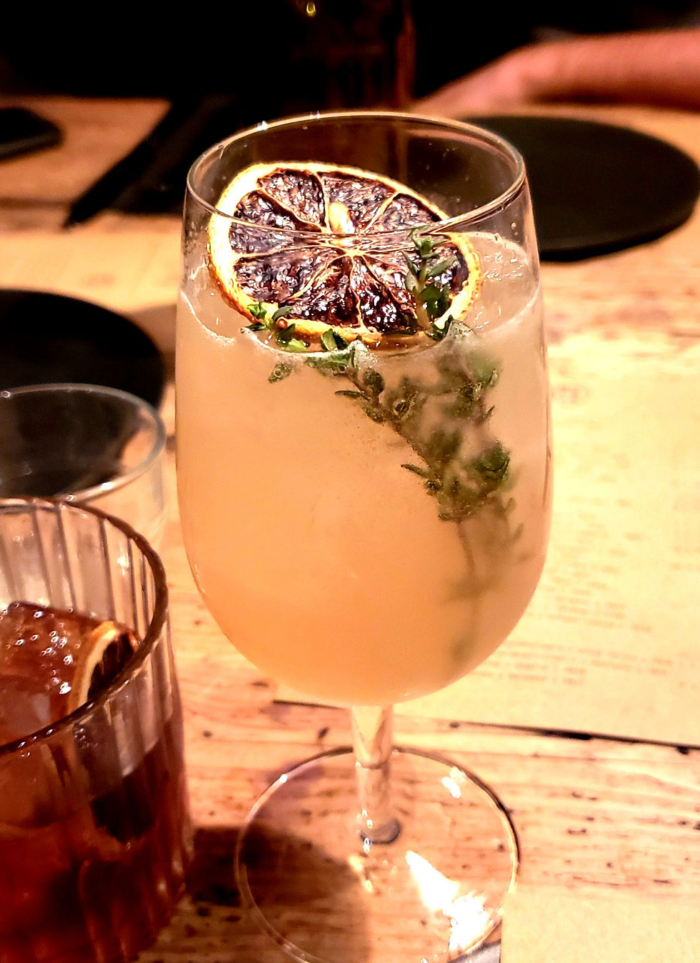 roasted fig thyme spritz