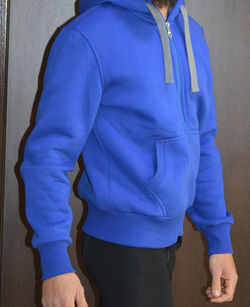 Φούτερ ζακέτα μπλε