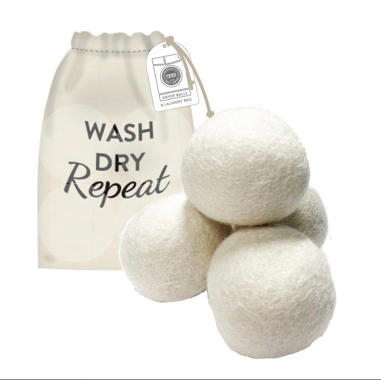 Sweet grace “was droger ballen” zakje met 4 stuks