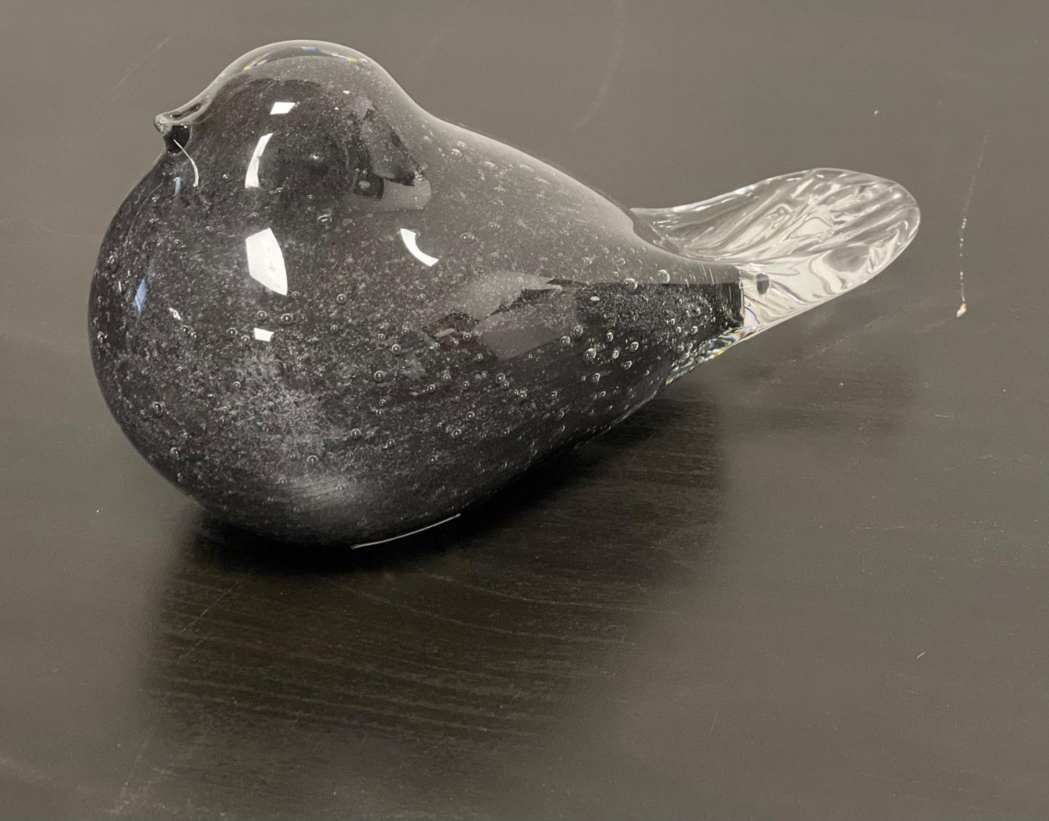 Glazen vogel “large” 