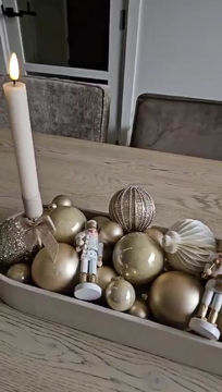 Thumbnail: ACTIE-prijs kerst tafel stuk “large” 100 cm