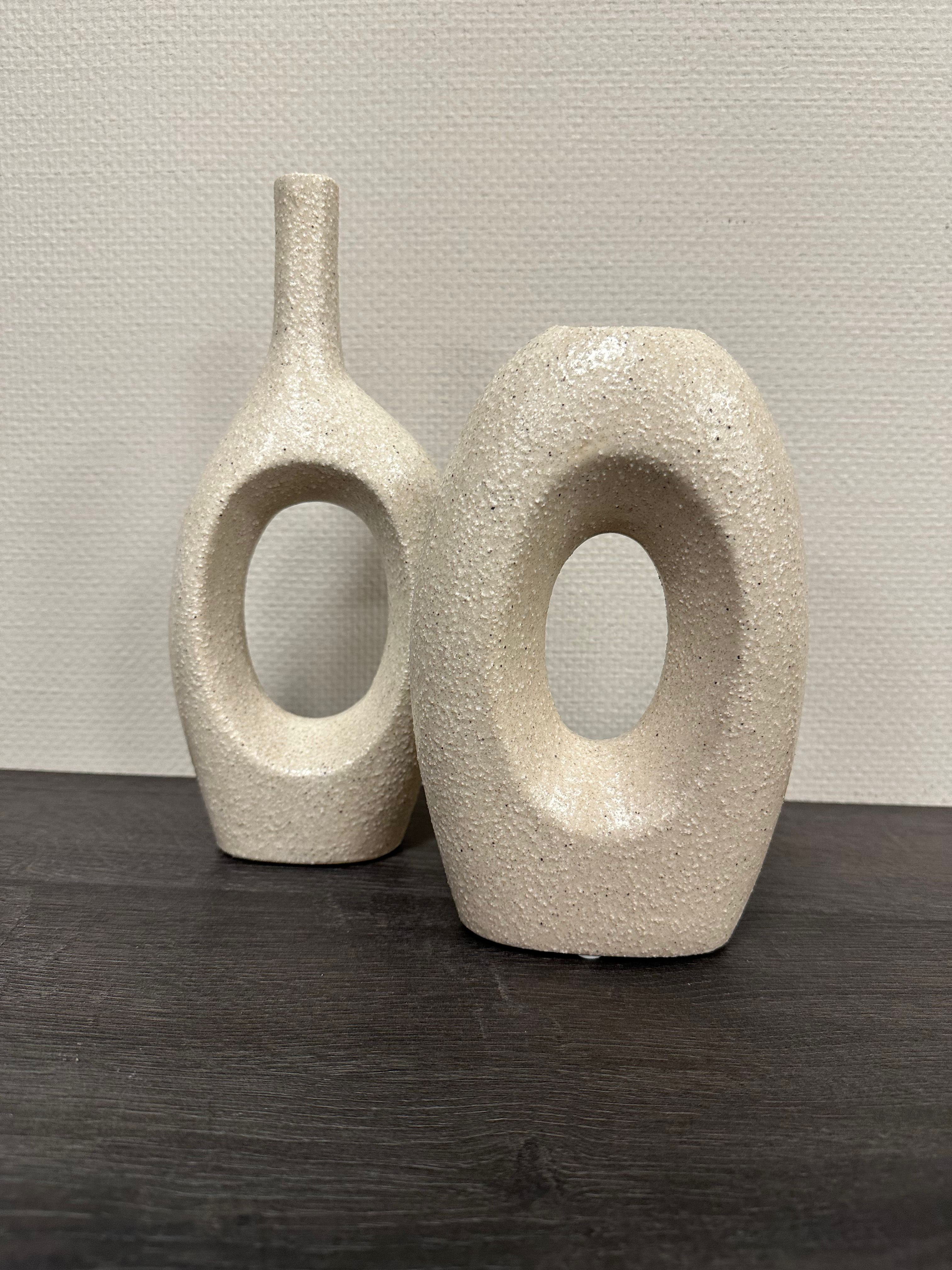 2- delig set vaasjes 