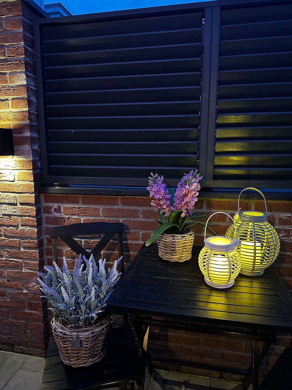 Thumbnail: Windlicht- kunststof- large - groen 