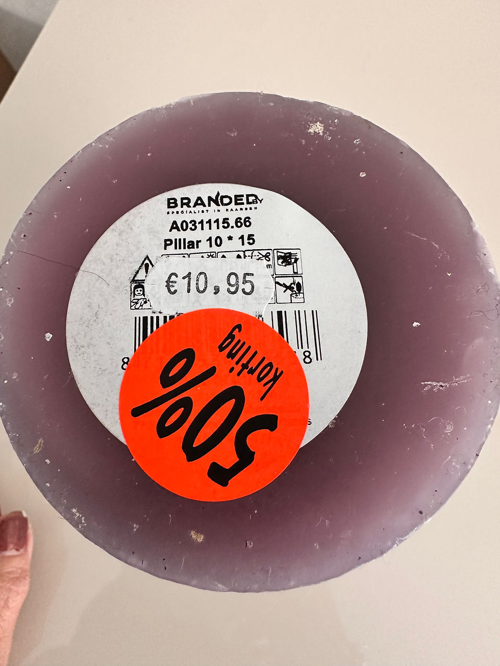 Thumbnail: Stomp-kaars “branded”  paars 