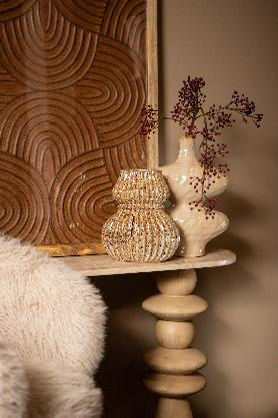 Thumbnail: Crème vaas - keramiek “large” 