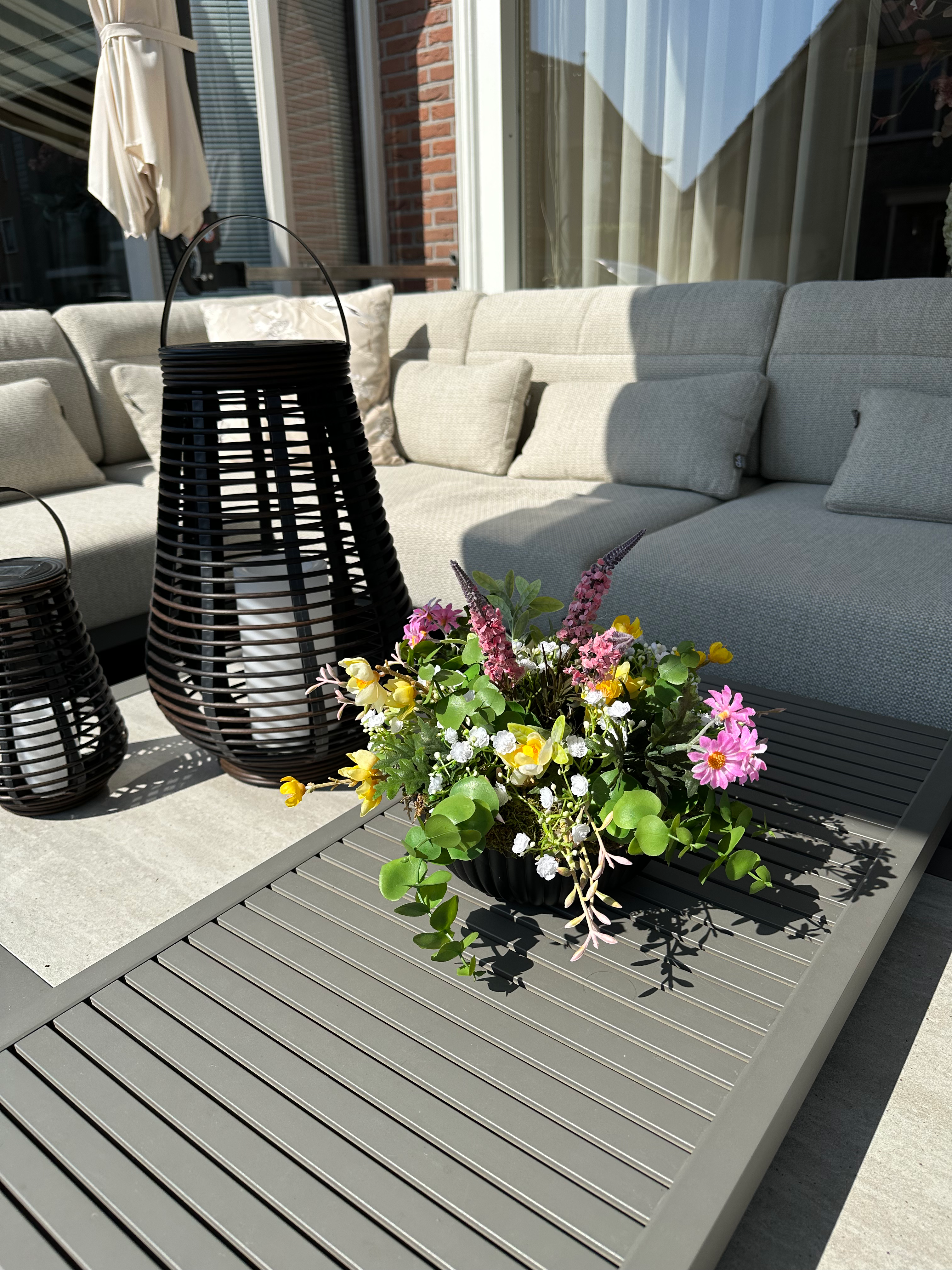 Buiten bakje - zijden bloemen 🌺 ACTIEPRIJS 