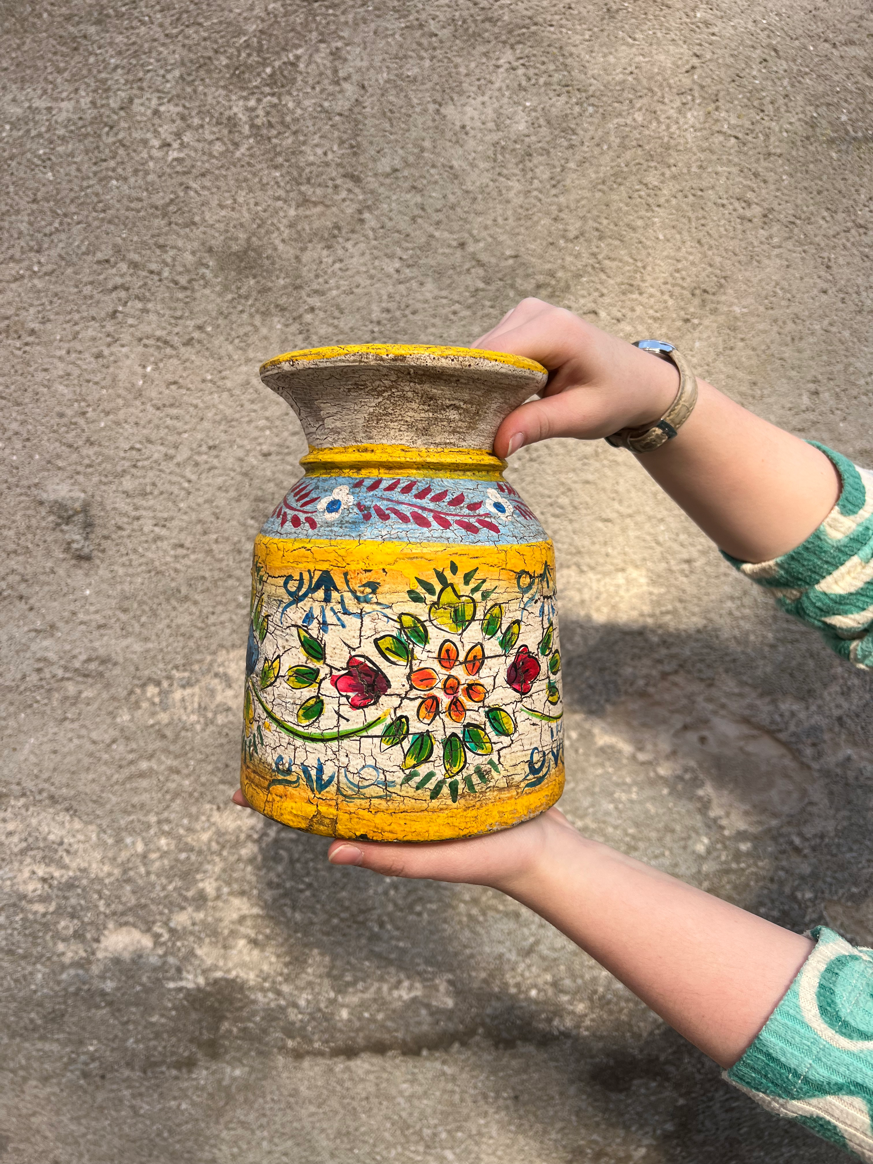 Indiase houten kruik S - Nr.3