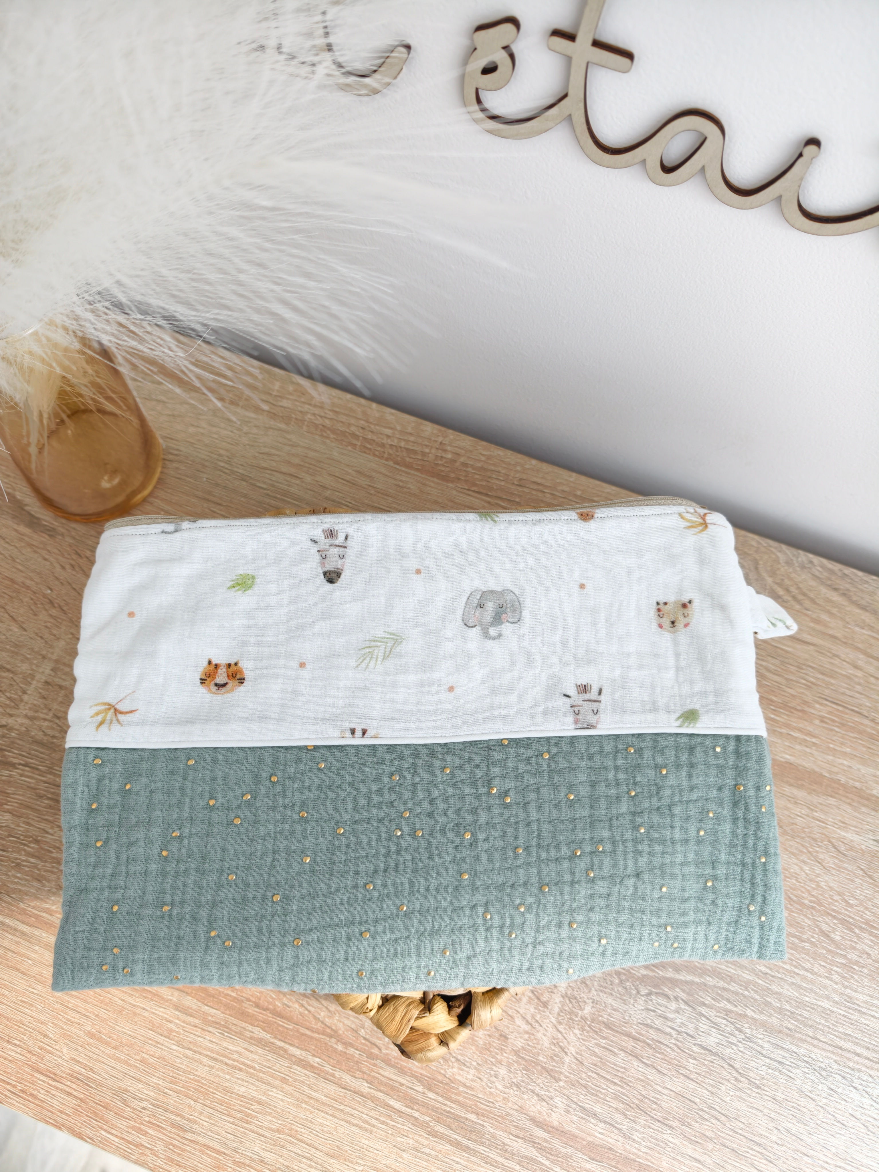 Grande pochette jungle