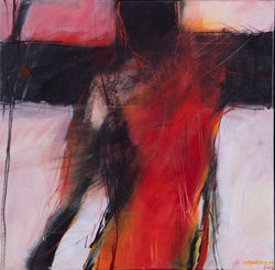 Frau in Rot