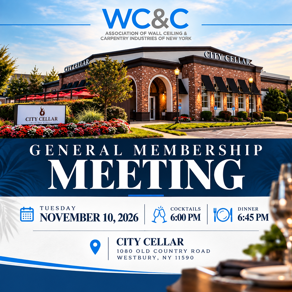 WC&C November General Membership Meeting