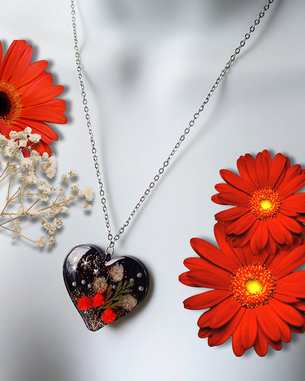 Miniature : COLLIER "COEUR DE MINUIT"