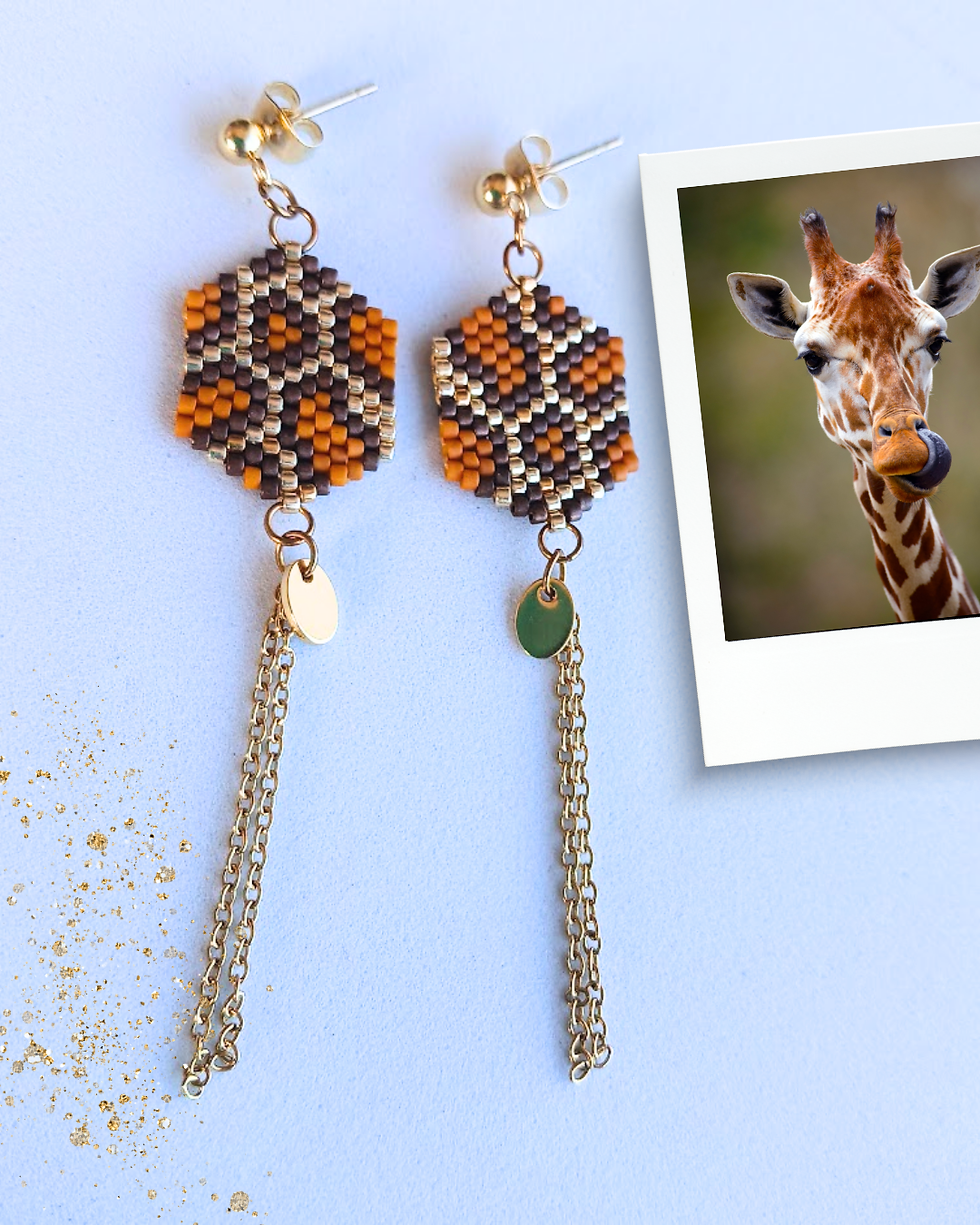 Miniature : BOUCLES D'OREILLES "ESPRIT SAUVAGE"