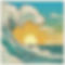 waves turbulent above sunny sky comic book.jpg