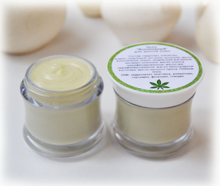 Миниатюра: Крем для лица "Конопляный"