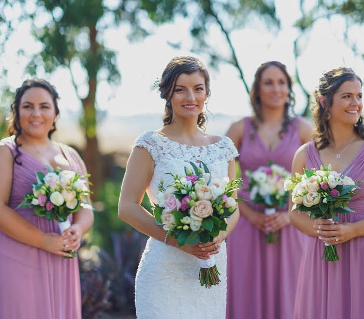 Beautiful bridal squad!