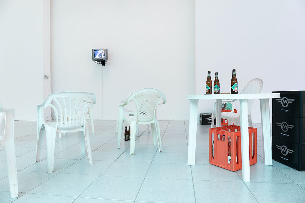 Another Leader: Act #II, Nástio Mosquito, exhibition view Museum Dhondt-Dhaenens, 2019