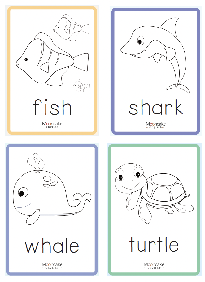 Activities for Kids Preschool 9 Sea Animals Coloring Pages First Grade