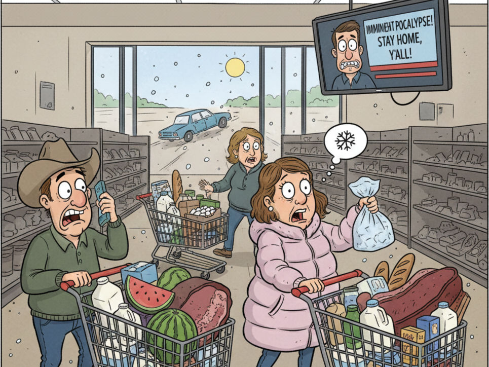 “How Texans Prepare for Winter: Panic, Groceries, and Prayer” - CEO Mary Boyce