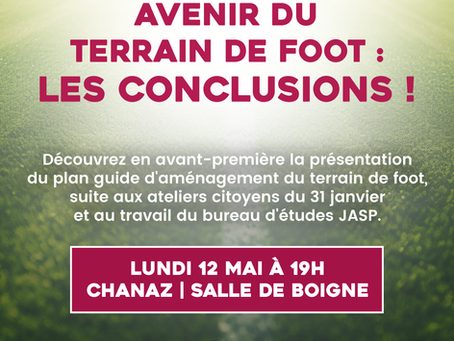 [compte-rendu] L'avenir du terrain de foot !
