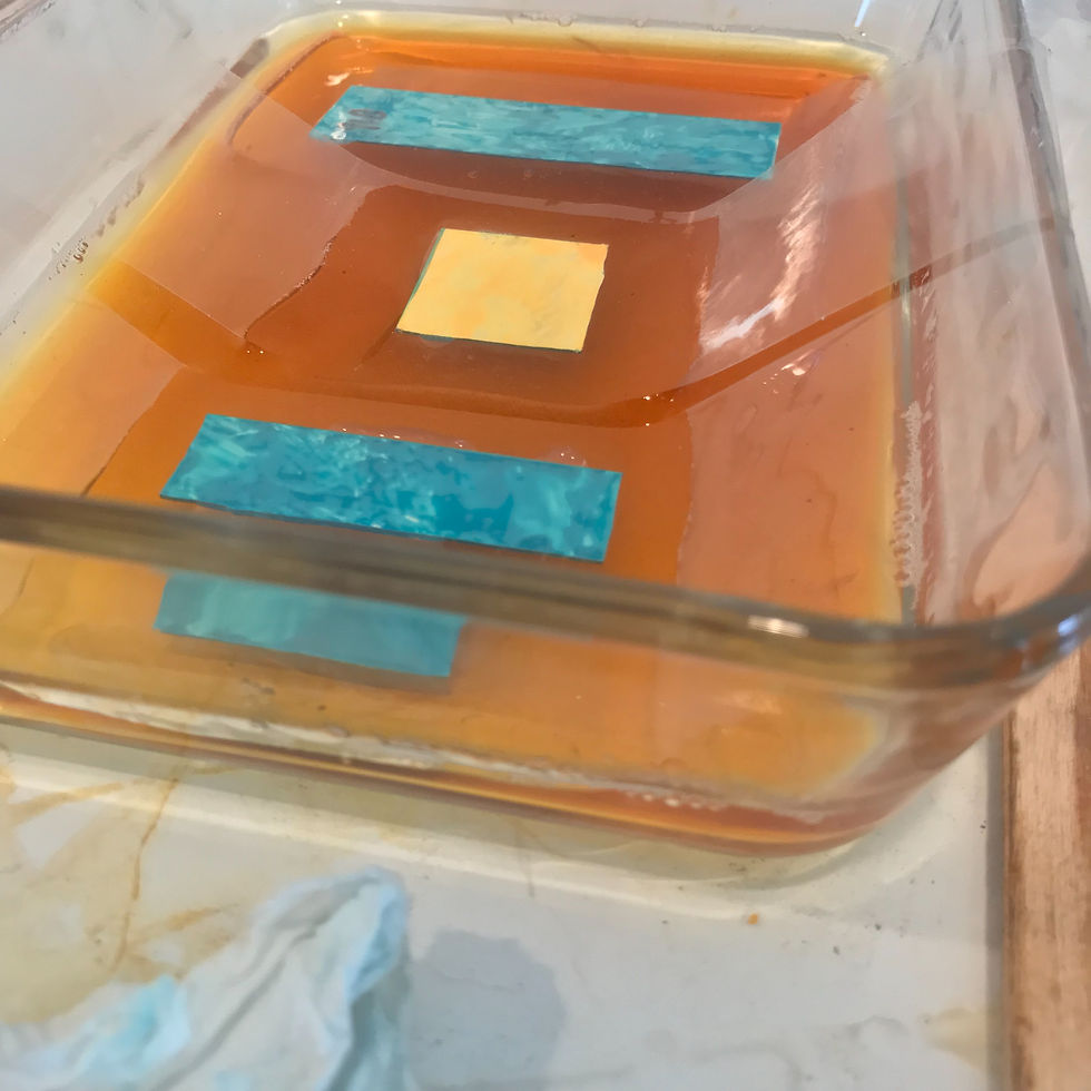 etching silver in ferric nitrate