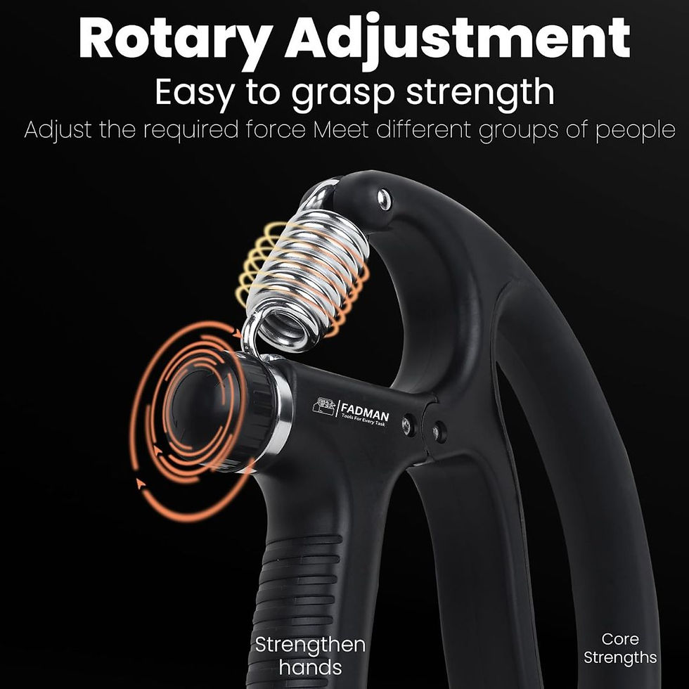 Thumbnail: Adjustable Resistance Intelligent Count Hand Gripper for Wrist & Forearms