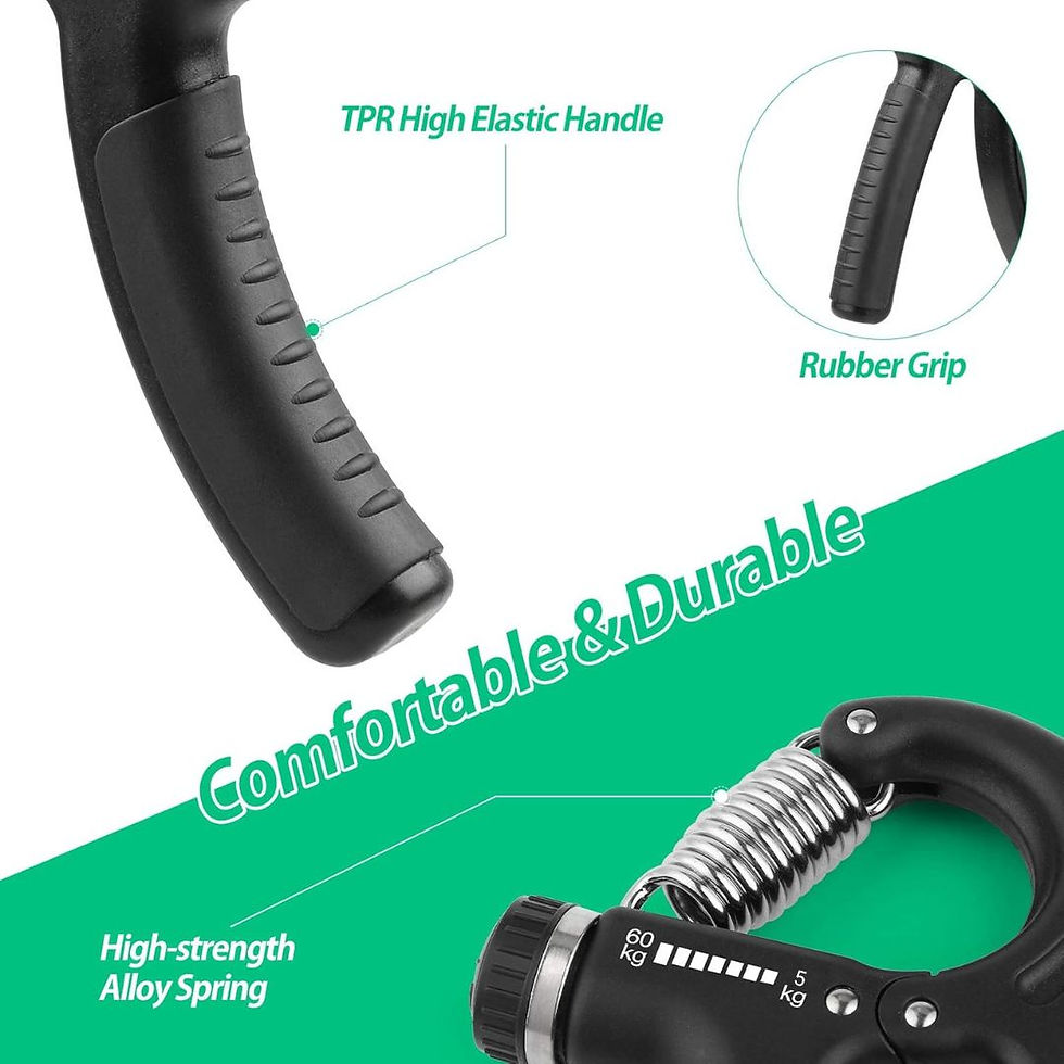 Thumbnail: Adjustable Resistance Hand Gripper Strengthener for Wrist & Forearms