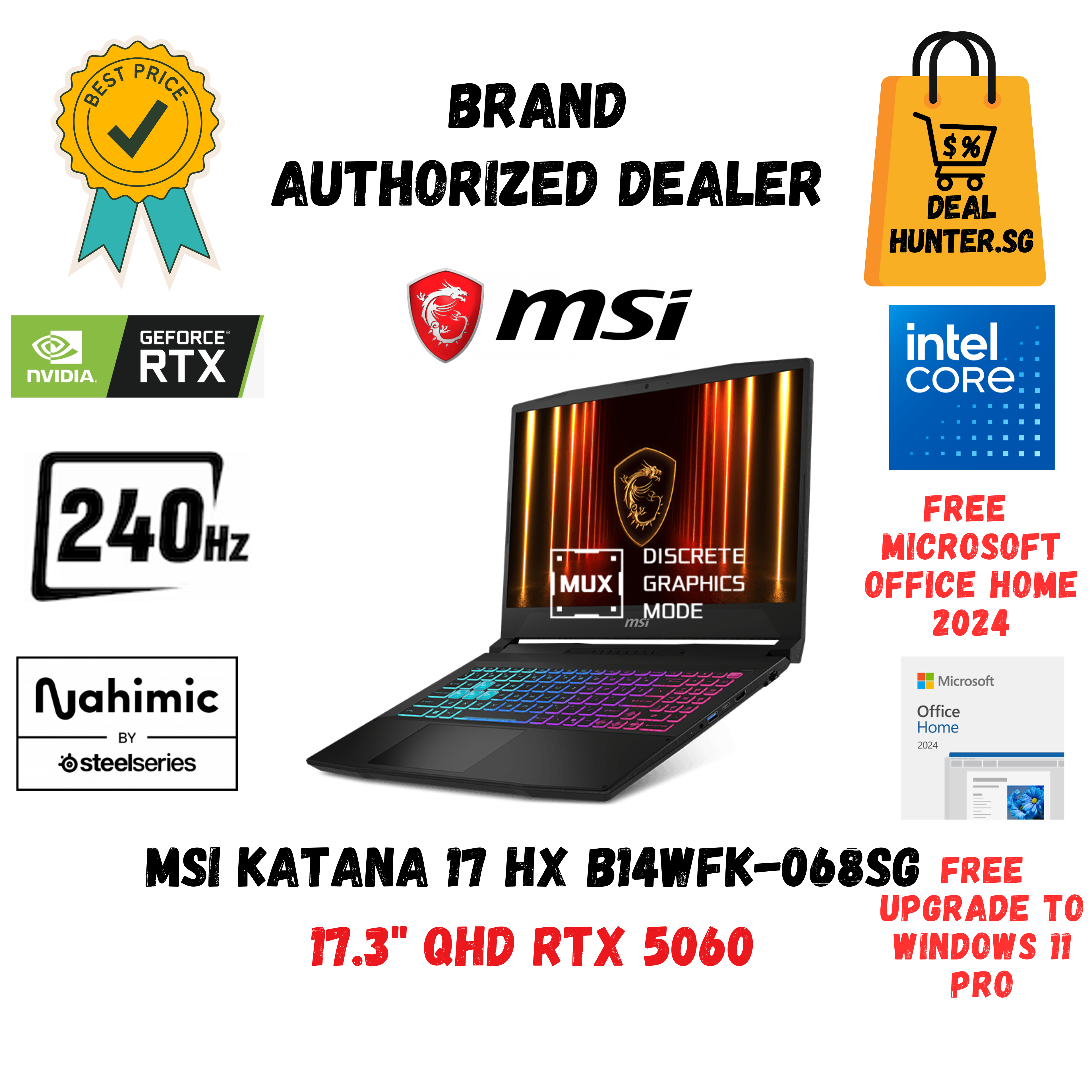 MSI Katana 17 HX B14WFK-068SG