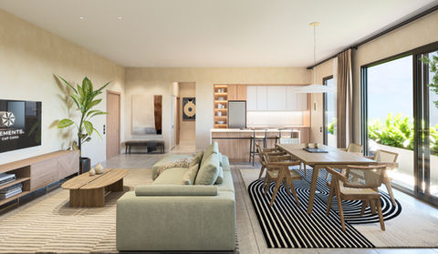 Elements at Cap Cana - Type D Living Room Kitchen 2.jpg