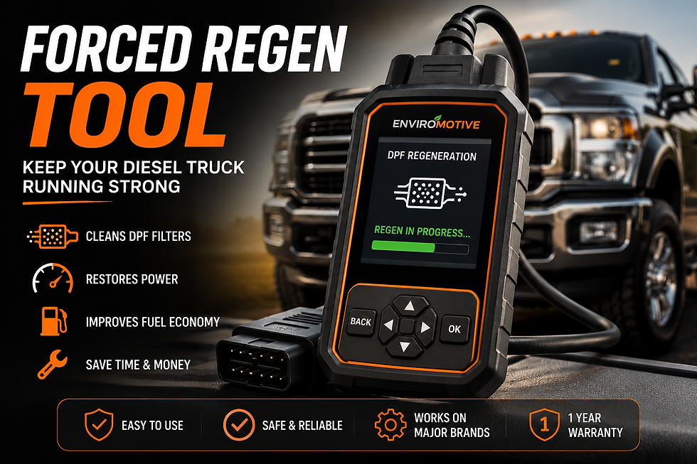 Diesel truck tool for optimal performance