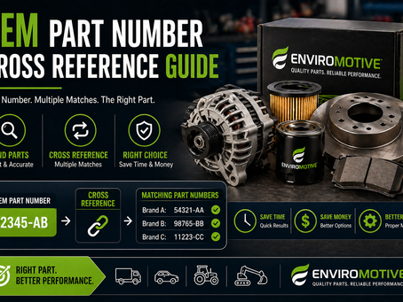 OEM parts cross reference guide