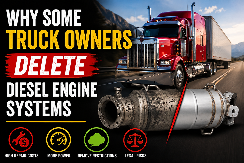 Why some truck owners delete systems
