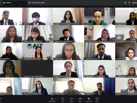 AIT School of Management Connects with IIM Jammu’s Dual-Degree MBA Cohort