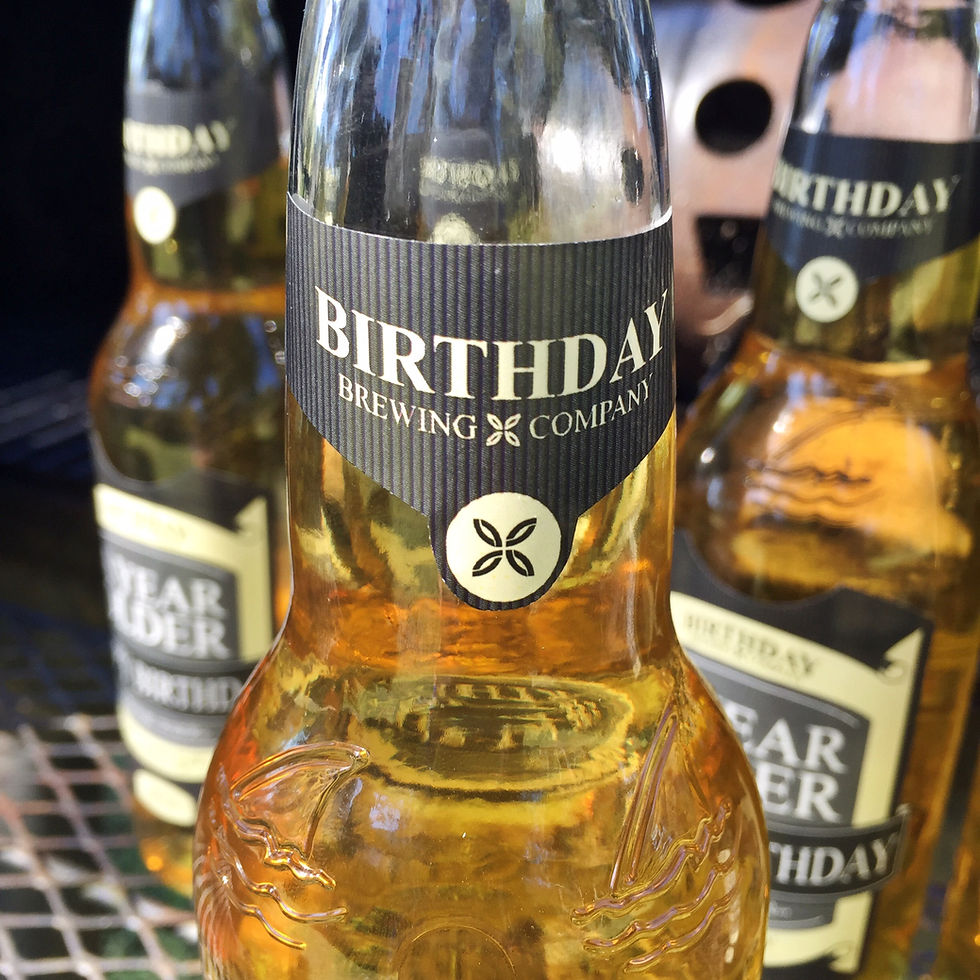 Thumbnail: Happy Birthday Brew - A Year Older Beer Weatherproof Labels