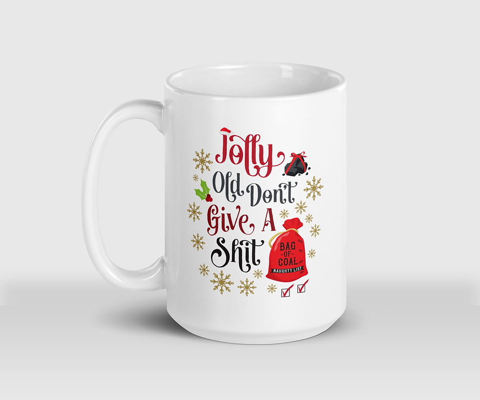 Thumbnail: Jolly Old Don't Give A Shit Mug