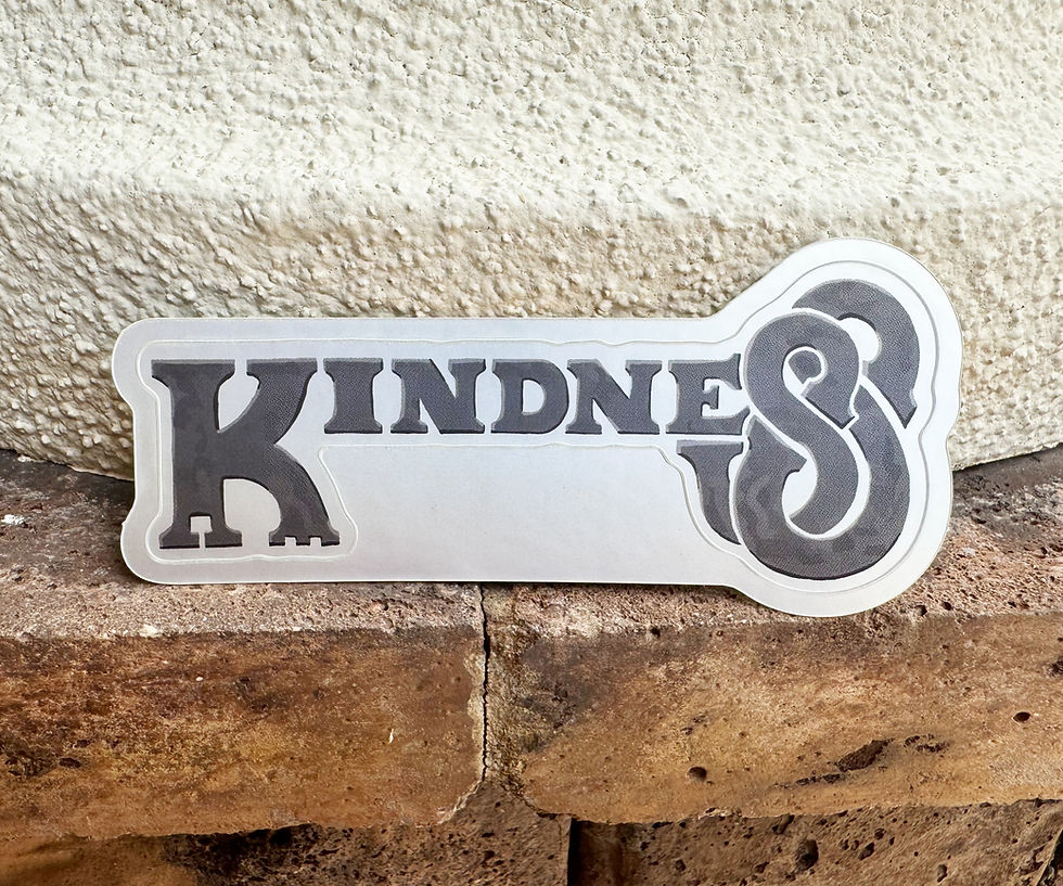 Thumbnail: Kindness Is Key Holographic Die Cut Sticker