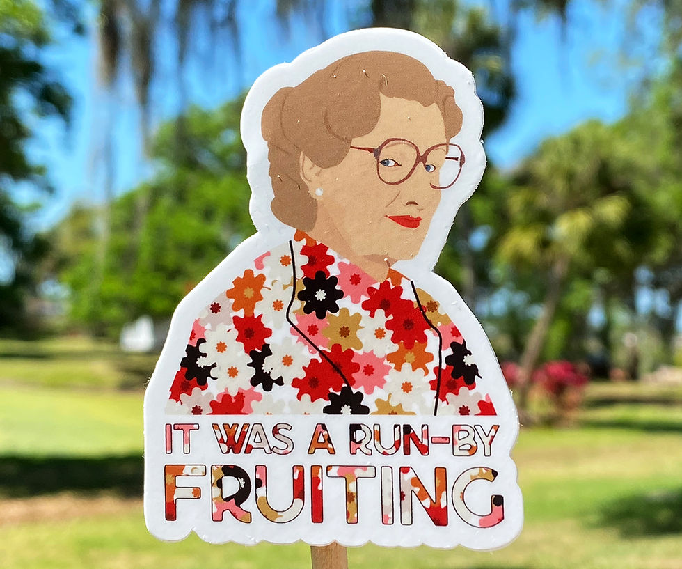 Thumbnail: A Run By Fruiting Die Cut Sticker
