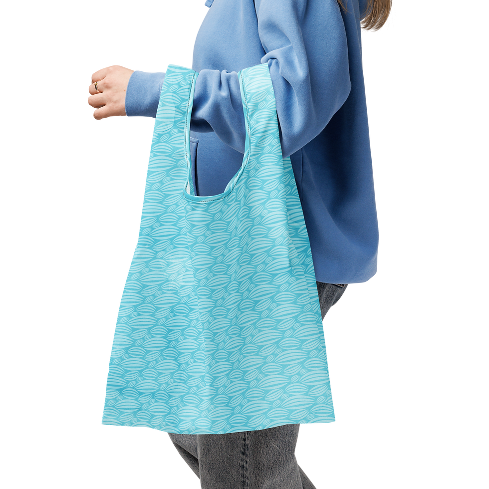 Thumbnail: Blue Wave Shopping Bag