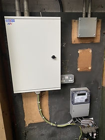 Completed distribution board change carried out by Electricians at Wright Power