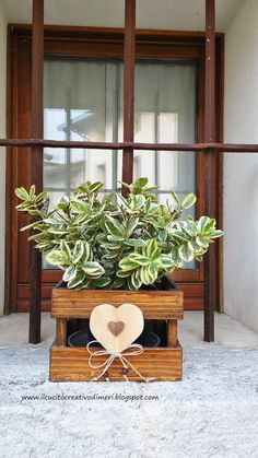 Miniatura: Cassettine in legno floreali